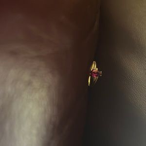 REAL ruby ring slightly used very Beautiful